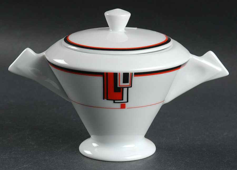 Deco Expressions Sugar Bowl & Lid by Mikasa-1