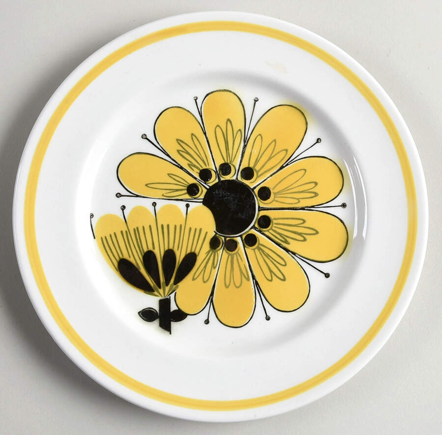 Desert Flower Salad Plate by Mikasa-1