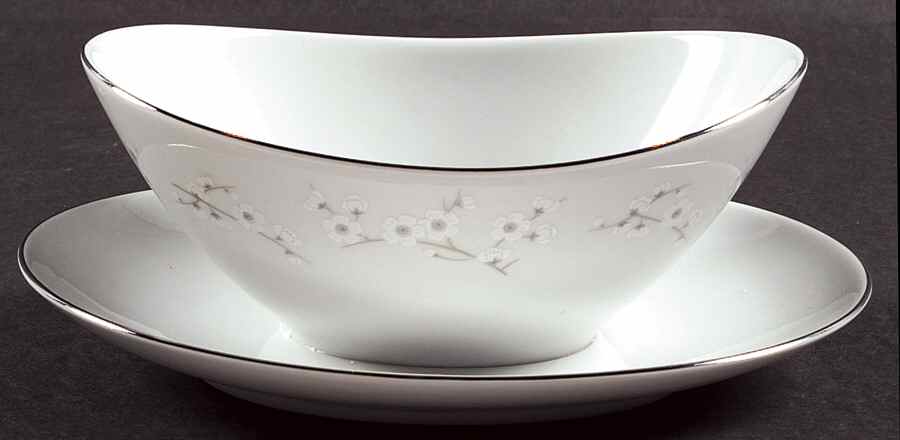 Delia Gravy Boat with Attached Underplate by Mikasa-1