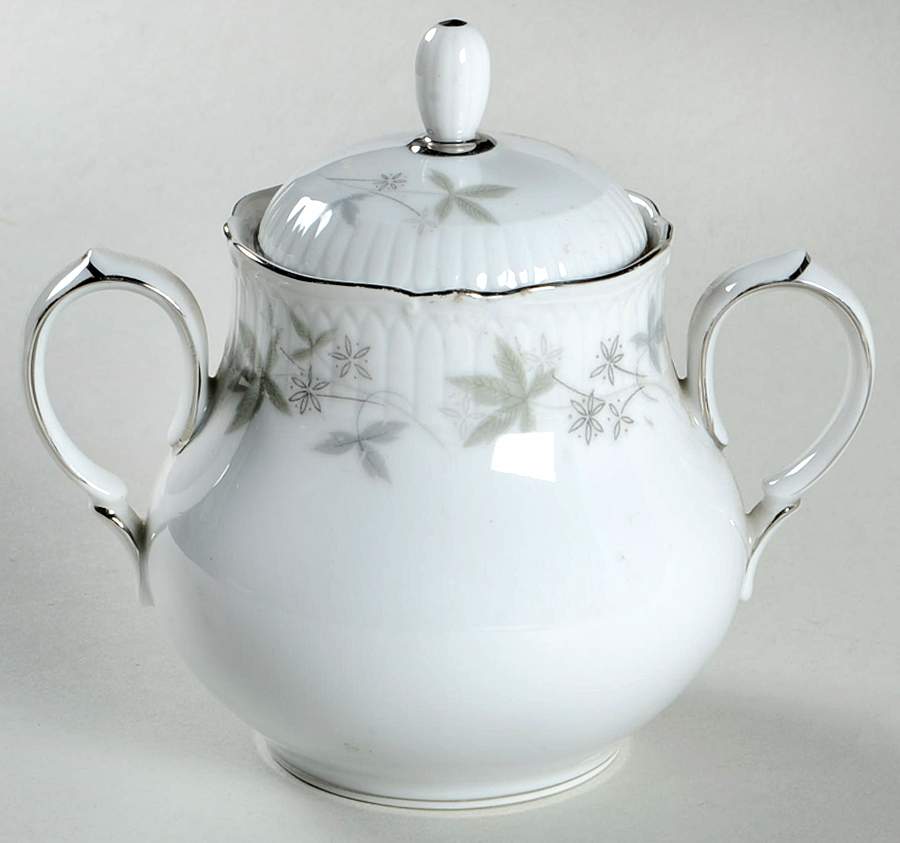 Delicate Sugar Bowl & Lid by Mikasa-1