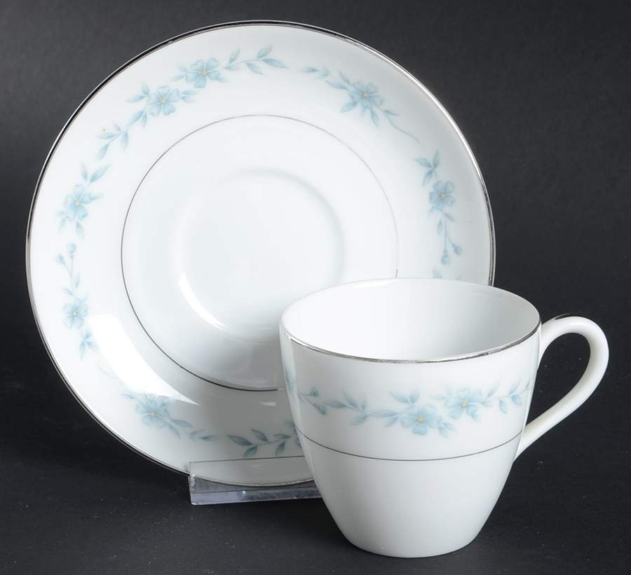 Delphina Flat Demitasse Cup & Saucer Set by Mikasa-1
