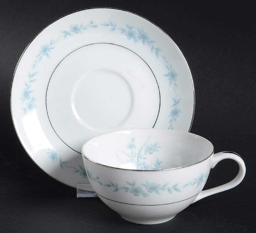 Delphina Flat Cup & Saucer Set by Mikasa-1