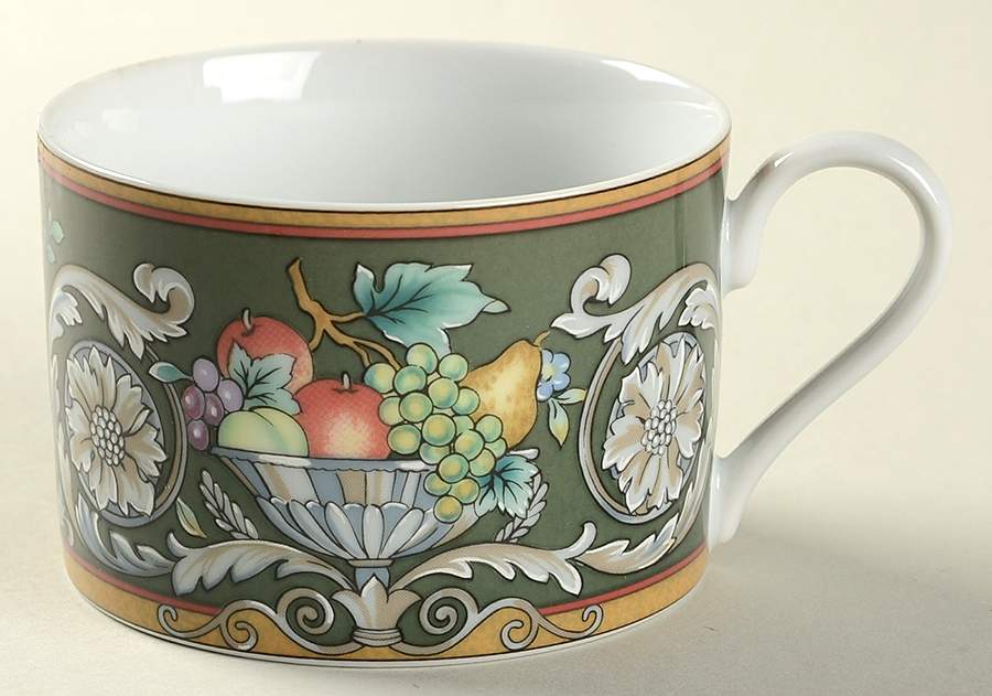 Della Robbia Green Flat Cup by Mikasa-1