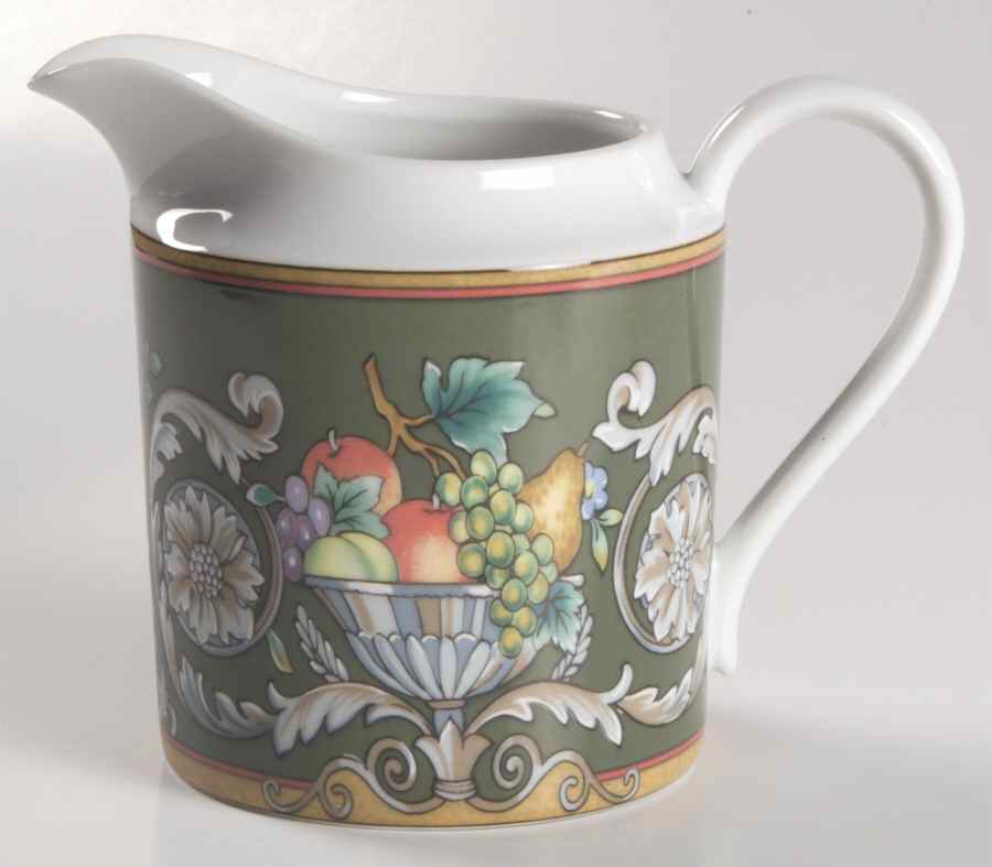 Della Robbia Green Creamer by Mikasa-1