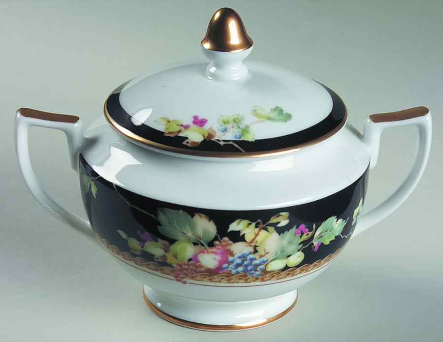 Della Robia Sugar Bowl & Lid by Mikasa-1