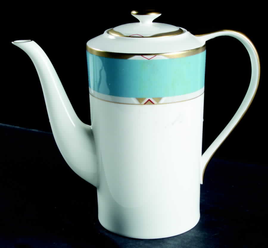 Deco Turquoise Coffee Pot & Lid by Mikasa-1