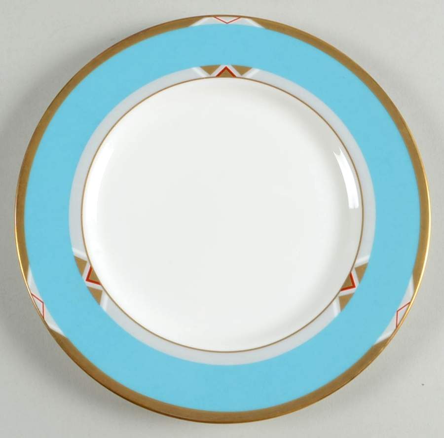 Deco Turquoise Salad Plate by Mikasa-1