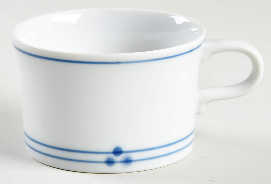 Disco Blue Flat Cup by Mikasa-1