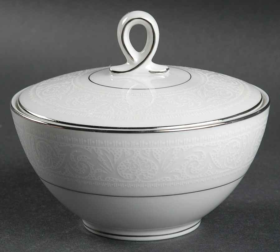 Diplomat Sugar Bowl & Lid by Mikasa-1