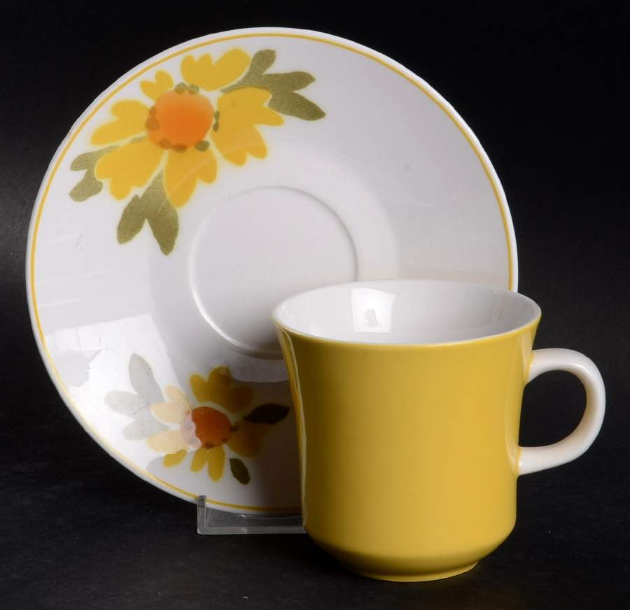 Dolly Flat Cup & Saucer Set by Mikasa-1