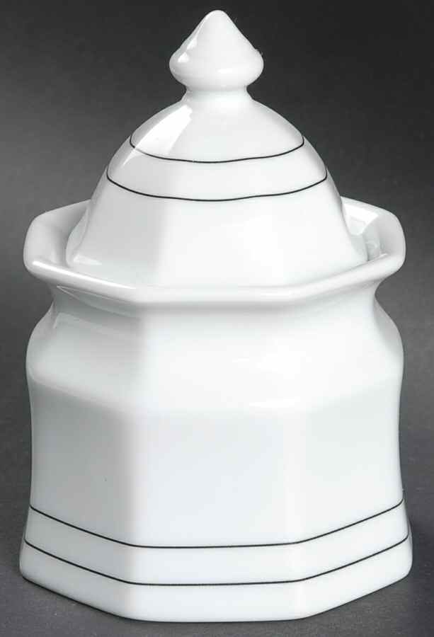 Domino Sugar Bowl & Lid by Mikasa-1