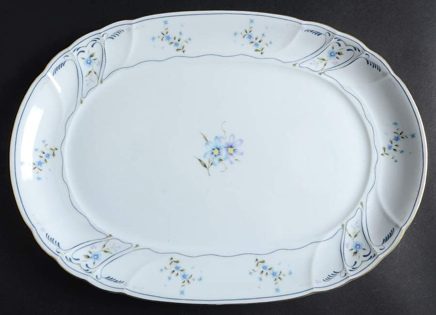 Dorchester 14" Oval Serving Platter by Mikasa-1