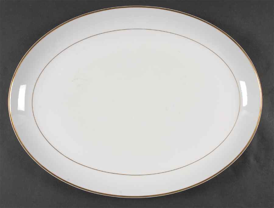 Doric 16" Oval Serving Platter by Mikasa-1