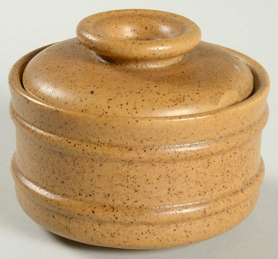 Double Texture Sugar Bowl & Lid by Mikasa-1