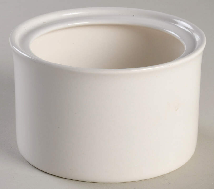 Dover White Sugar Bowl No Lid by Mikasa-1