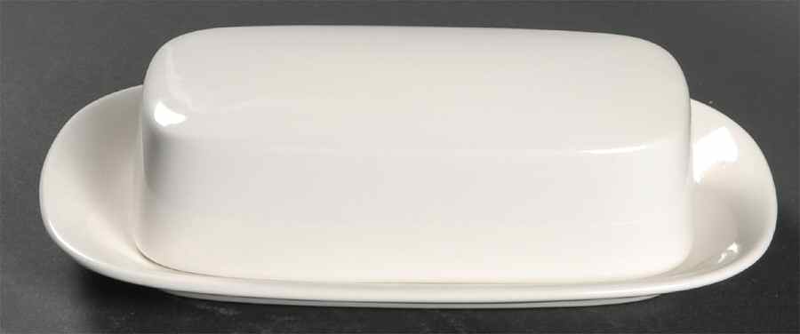 Dover White 1/4 Lb Covered Butter by Mikasa-1