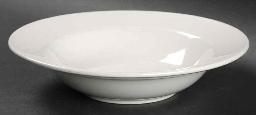 Dover White Rim Fruit/Dessert (Sauce) Bowl by Mikasa-1