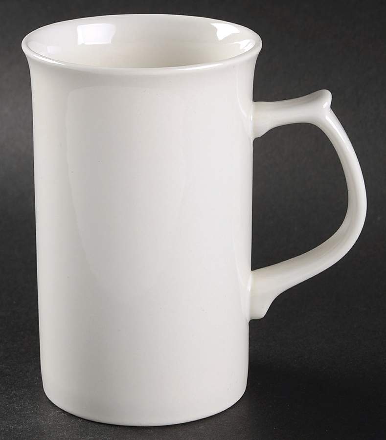 Dover White Cappuccino Mug by Mikasa-1