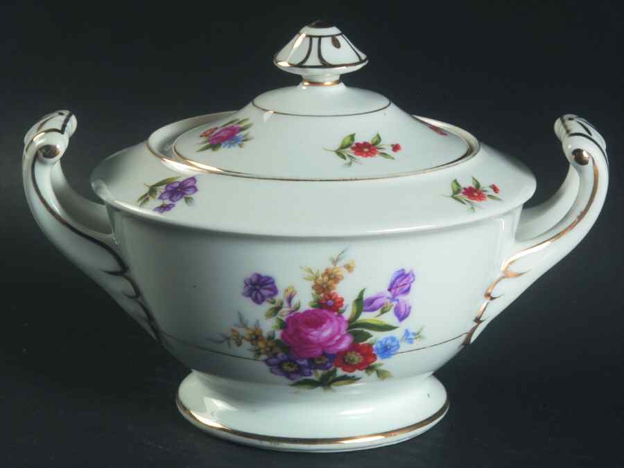 Dresdalia Sugar Bowl & Lid by Mikuni-1