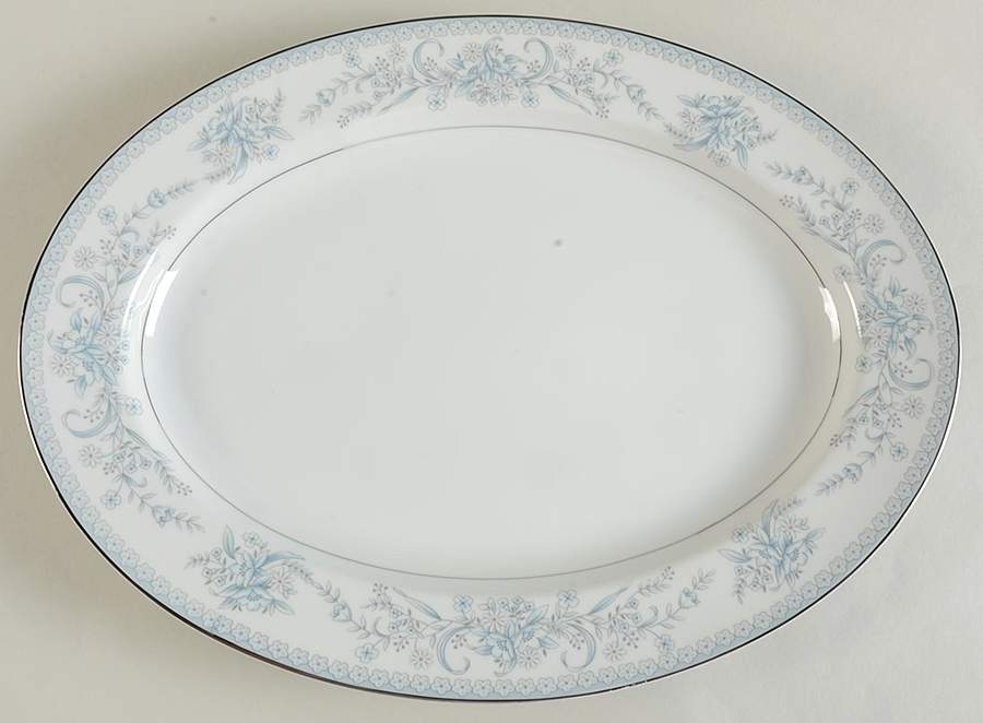 Dresden Rose 16" Oval Serving Platter by Mikasa-1