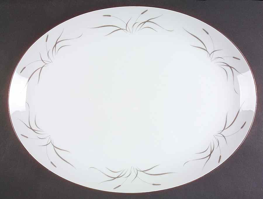 Dusk Breeze 16" Oval Serving Platter by Mikasa-1