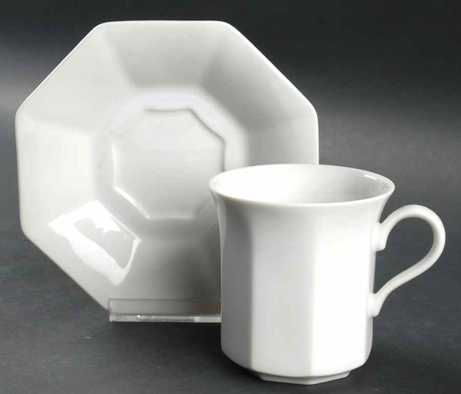 Duchess Flat Cup & Saucer Set by Mikasa-1