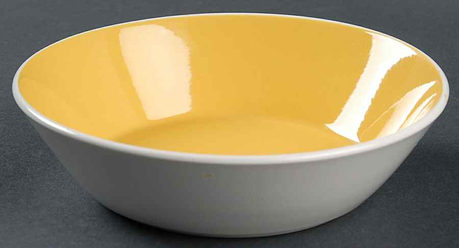 Duet Yellow Coupe Cereal Bowl by Mikasa-1
