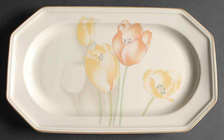 Dutch Garden 11" Oval Serving Platter by Mikasa-1