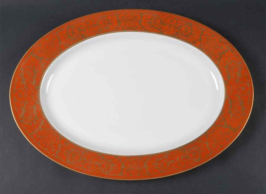 Dunhill 17" Oval Serving Platter by Mikasa-1