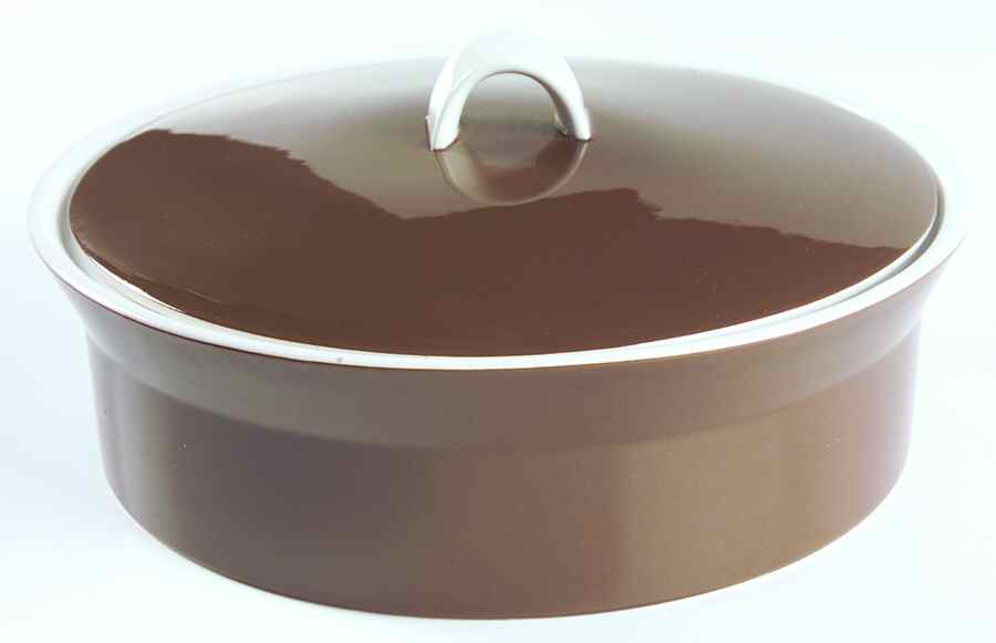 Duplex Brown Round Covered Vegetable by Mikasa-1