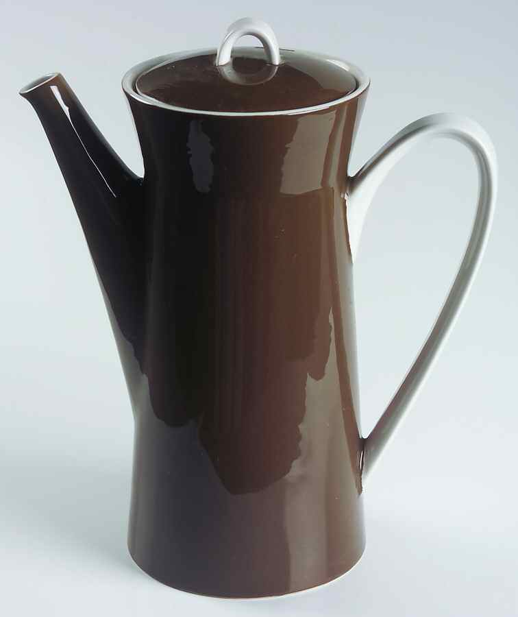 Duplex Brown Coffee Pot & Lid by Mikasa-1