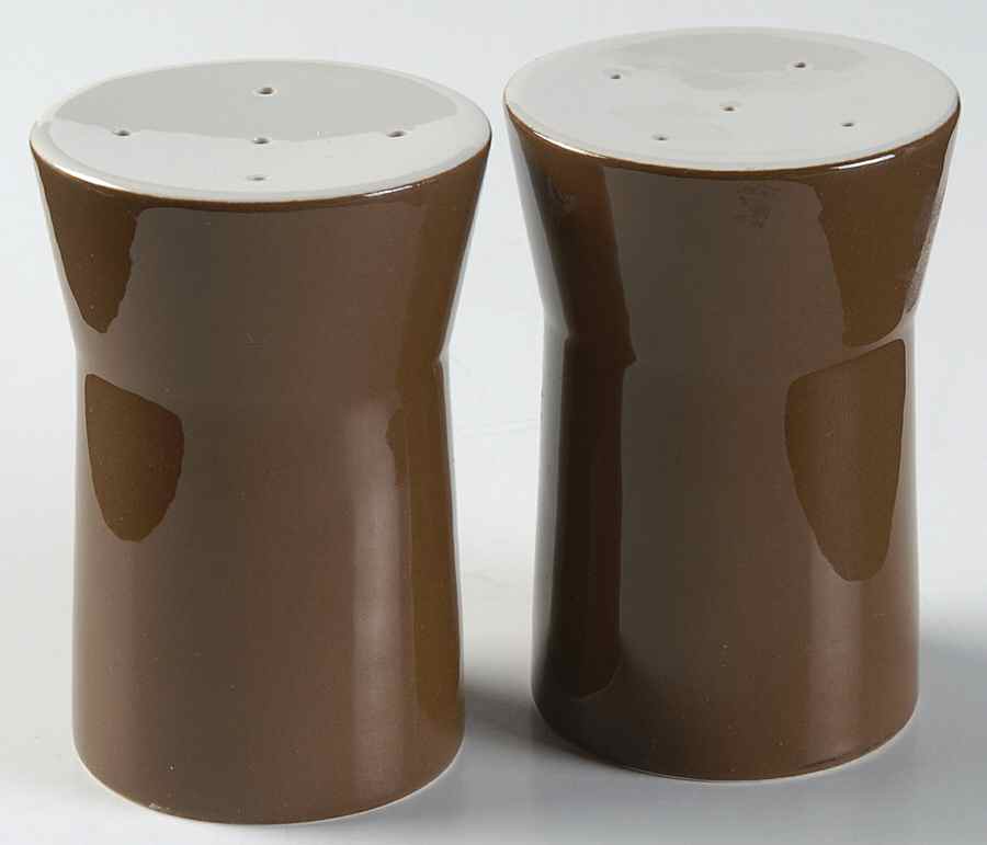 Duplex Brown Salt & Pepper Set by Mikasa-1