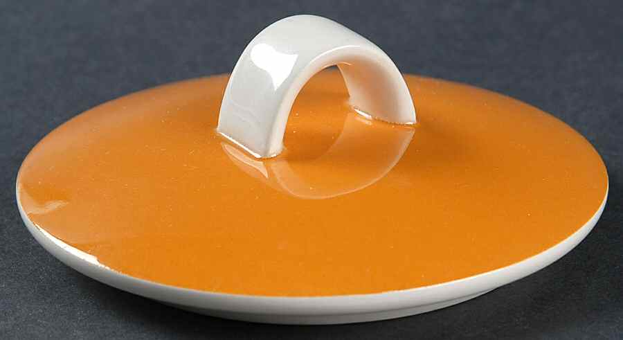 Duplex Orange Lid for Sugar Bowl by Mikasa-1