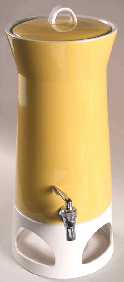 Duplex Yellow 3-Piece Samovar with Stand Set by Mikasa-1