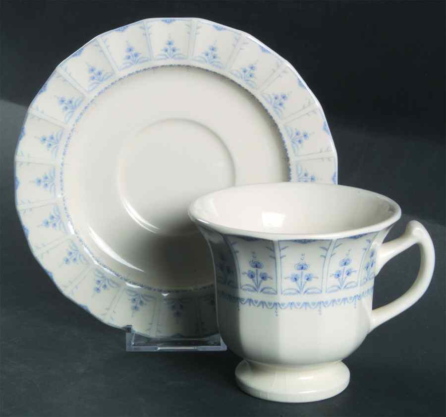 Dutch Royal Footed Cup & Saucer Set by Mikasa-1