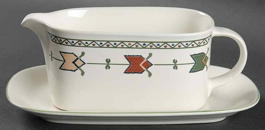 Durango Gravy Boat & Underplate by Mikasa-1