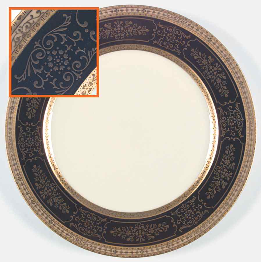 Dynasty Black Dinner Plate by Mikasa-1