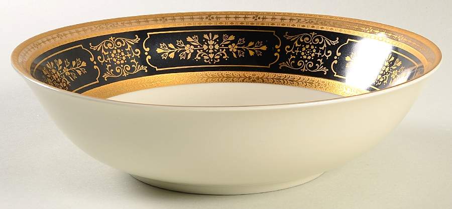 Dynasty Black 9" Round Vegetable Bowl by Mikasa-1