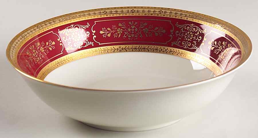 Dynasty Red 9" Round Vegetable Bowl by Mikasa-1