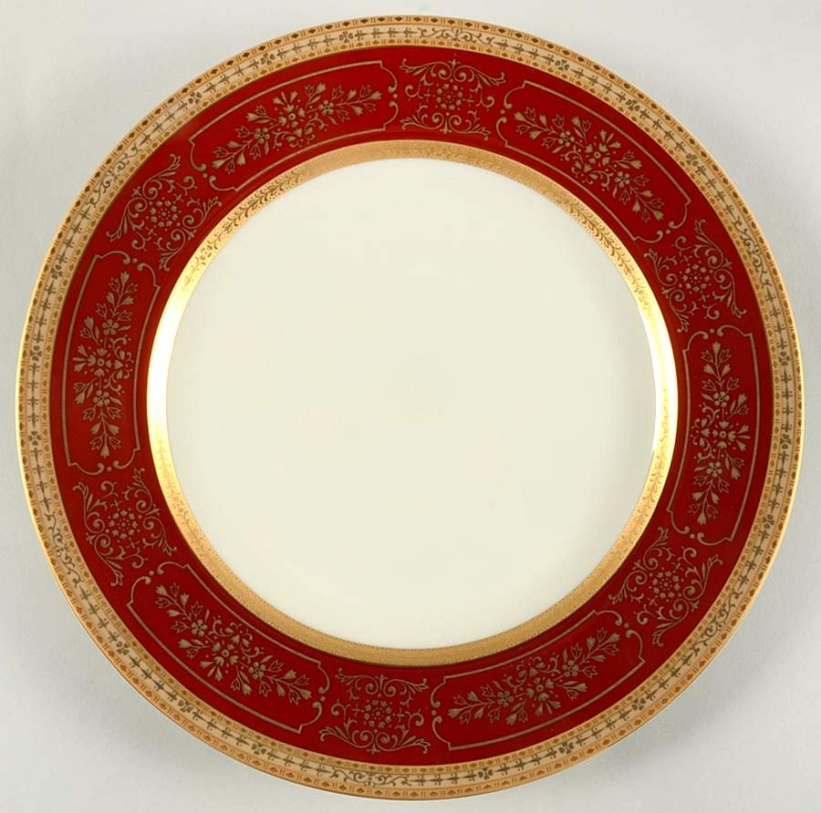 Dynasty Red 12" Chop Plate (Round Platter) by Mikasa-1
