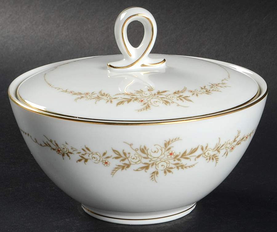 Eaton Sugar Bowl & Lid by Mikasa-1