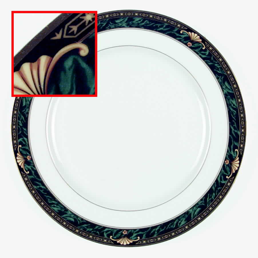 Ebony Crest Dinner Plate by Mikasa-1