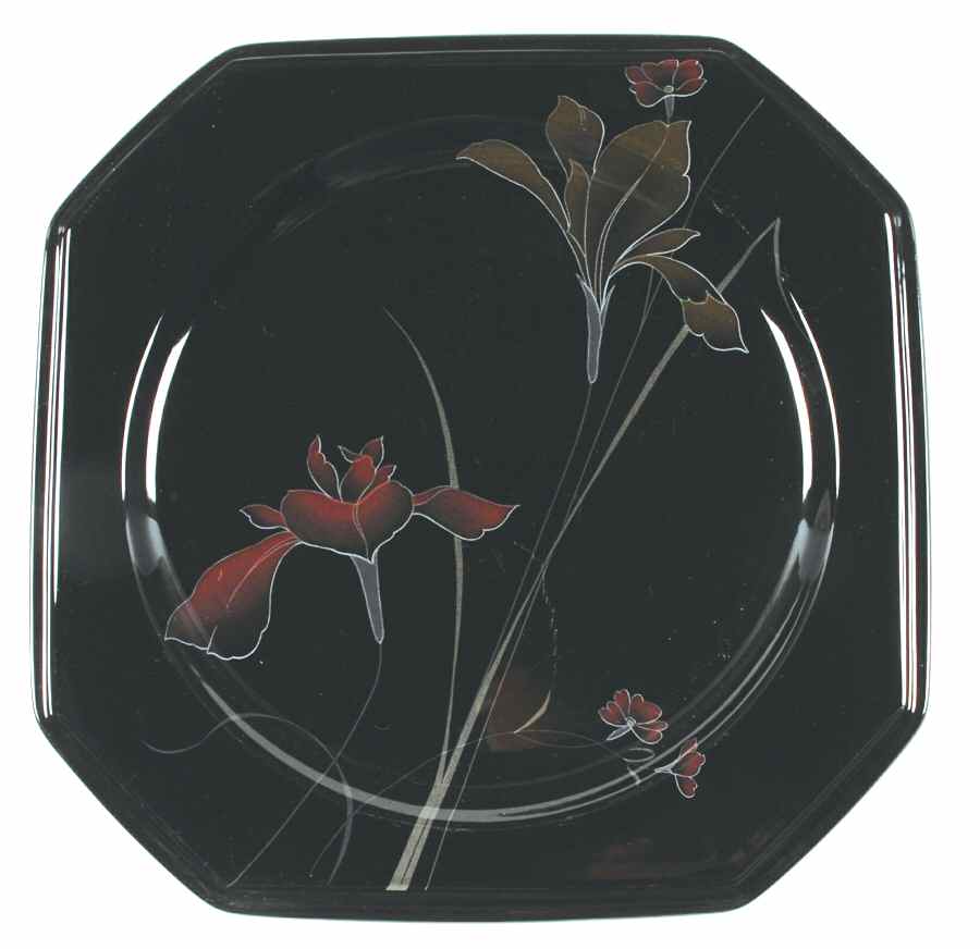 Ebony Fleur 12" Chop Plate (Round Platter) by Mikasa-1