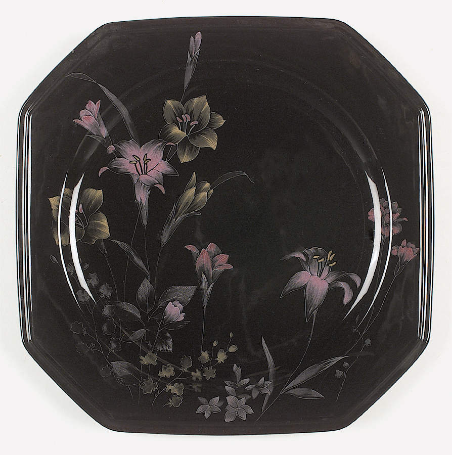 Ebony Garden Dinner Plate by Mikasa-1