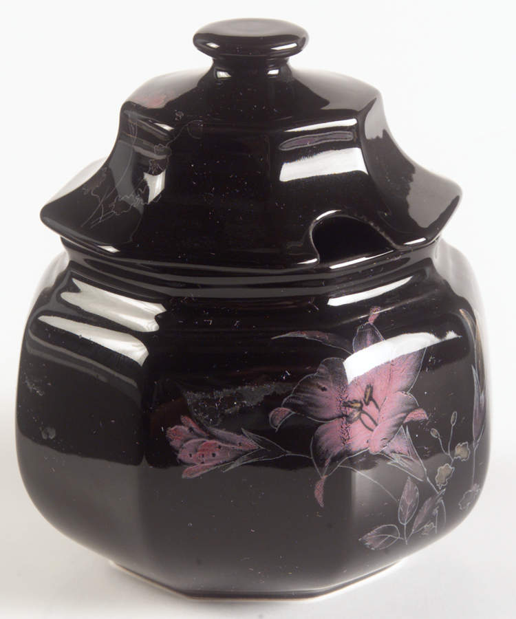Ebony Garden Sugar Bowl & Lid by Mikasa-1