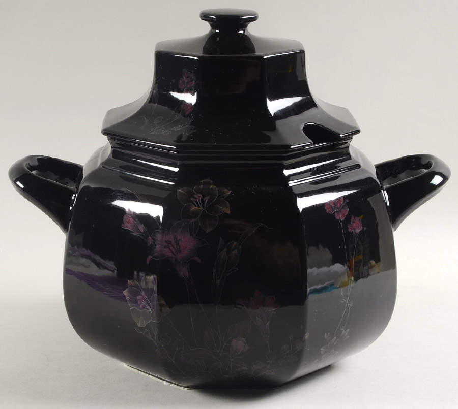 Ebony Garden Tureen &  Lid by Mikasa-1
