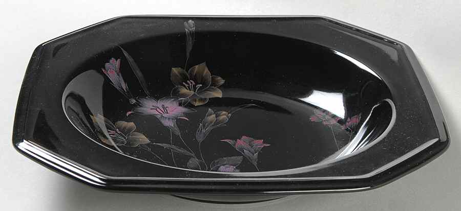 Ebony Garden Rim Soup Bowl by Mikasa-1