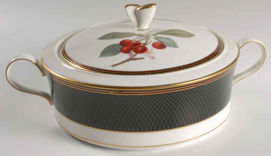 Ebony Garden Round Covered Vegetable by Mikasa-1