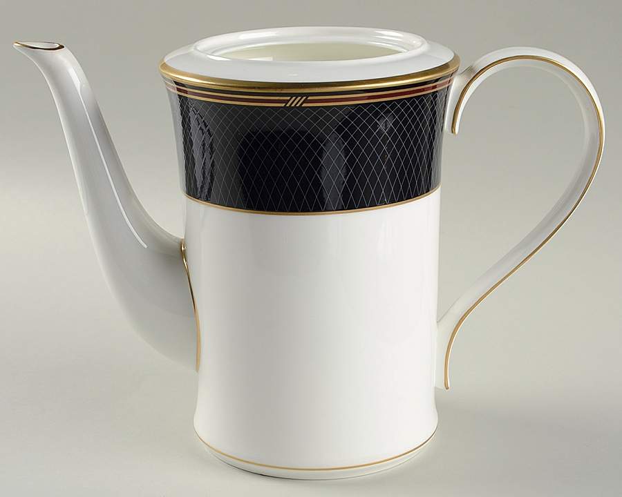 Ebony Garden Coffee Pot No Lid by Mikasa-1