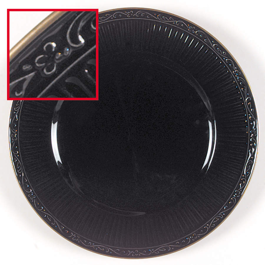 Ebony Gold Dinner Plate by Mikasa-1